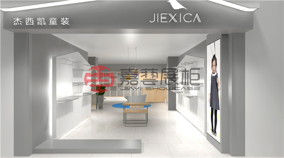 杰西凱（JIEXICA）童裝展柜 湖南長(zhǎng)沙店—童裝展柜案例